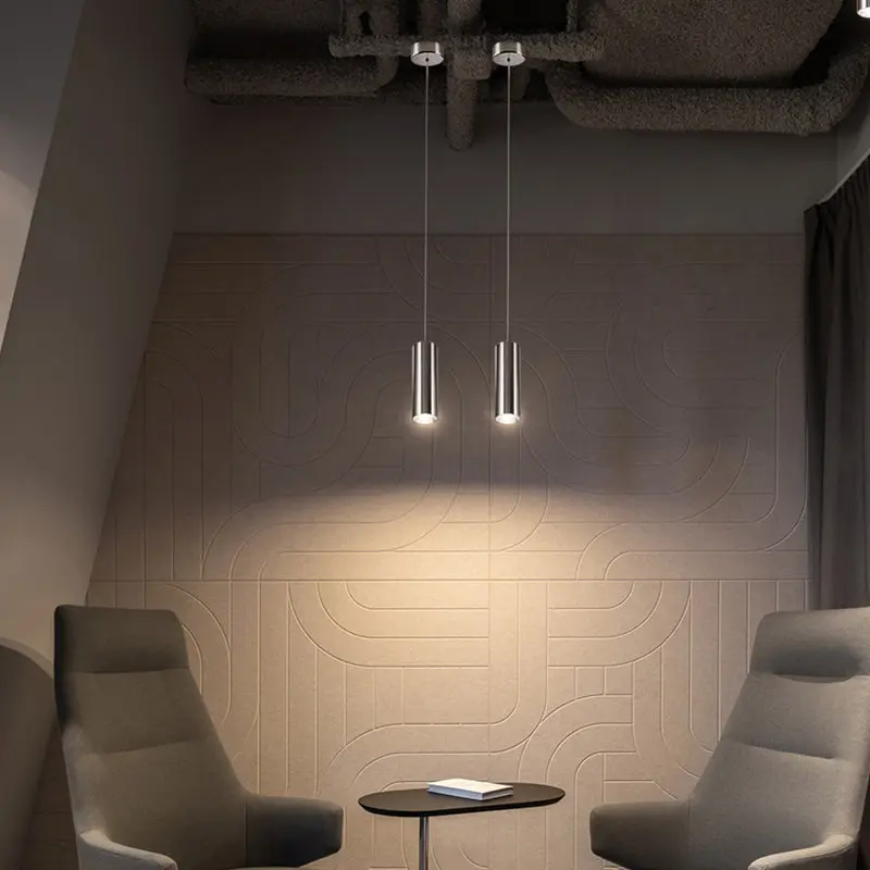 Aluminum LED Cylinder Light - Pendant Light Spotlight For Bar Art & Home Deco & Living Room