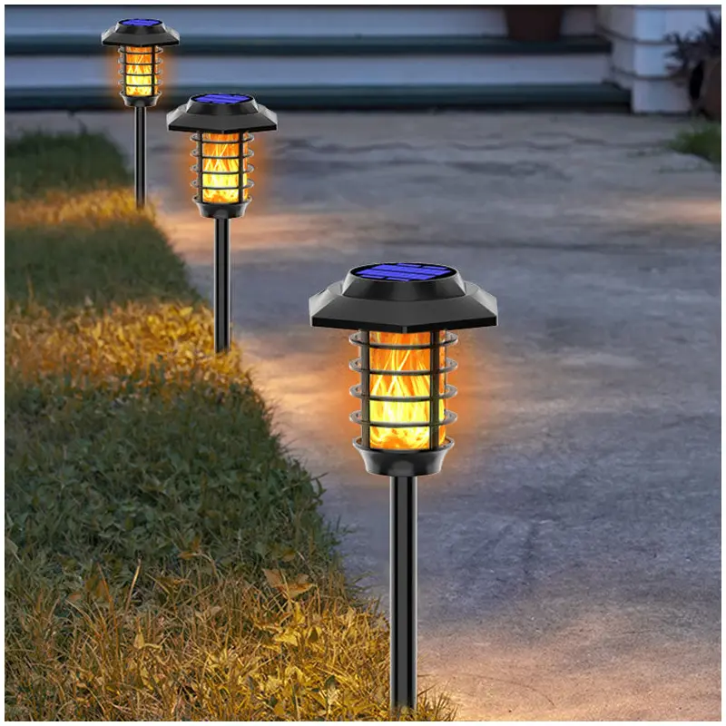 Modern Minimalist Waterproof Solar Cylinder Hardware ABS LED Outdoor Landscape Light For Garden