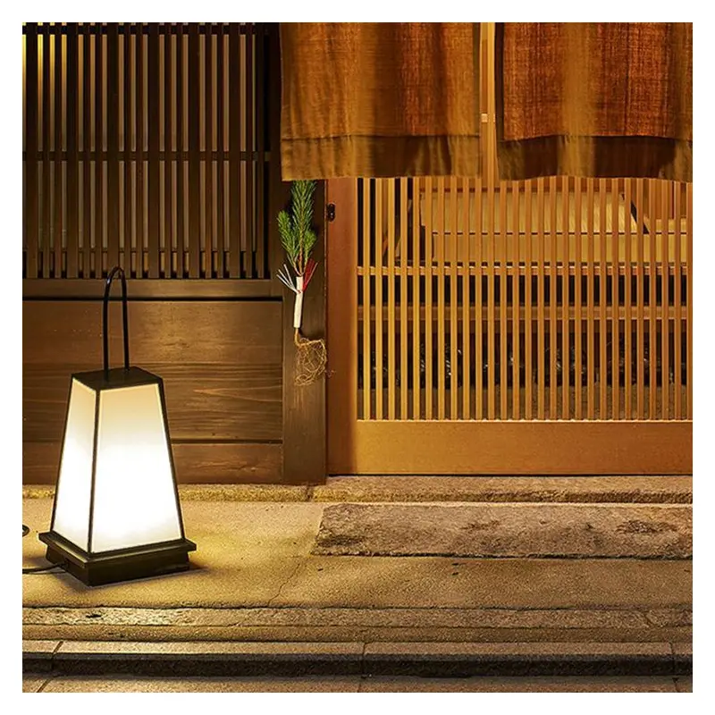 Modern Minimalist Waterproof Solar Trapezoidal Hardware Acrylic 1-Light Landscape Light For Garden