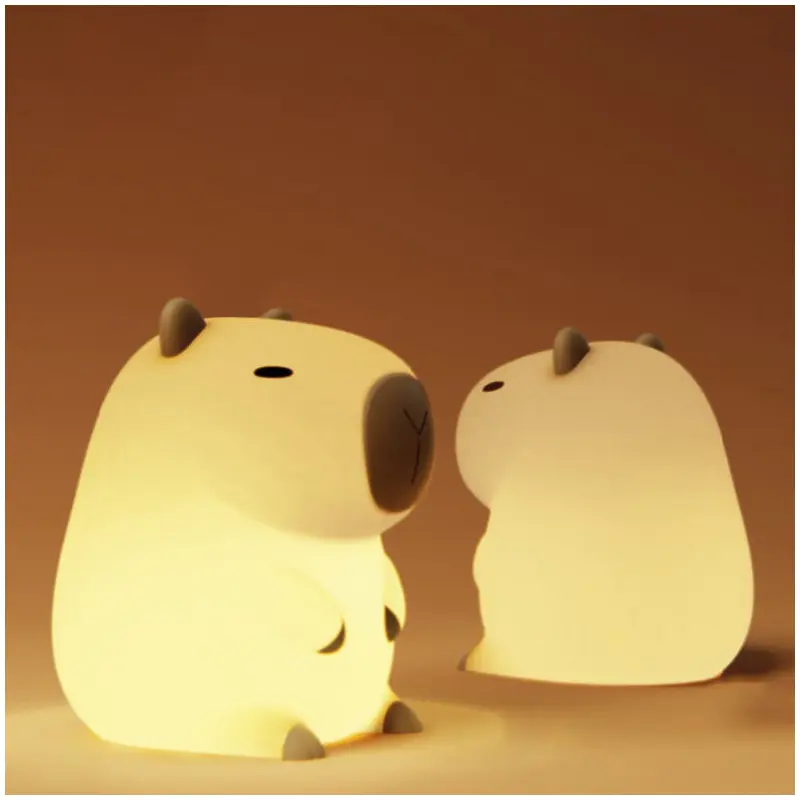 Contemporary Creative Guinea Pig Silicone PC ABS LED Table Lamp For Bedroom