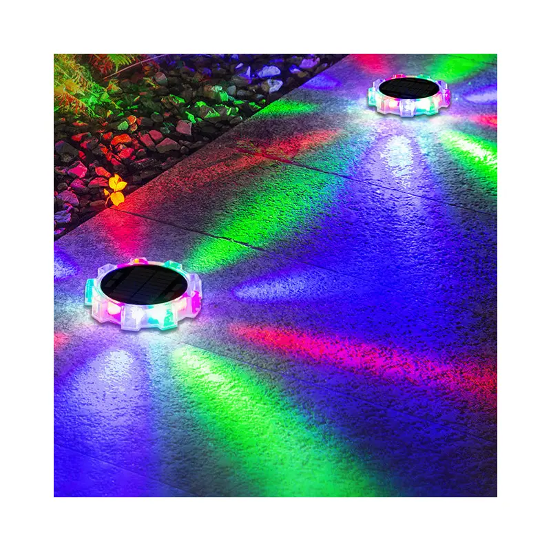 Modern Simplicity Solar Waterproof Silicon ABS PC Round Conic Pinion LED Landscape Lighting Outdoor Light For Outdoor Patio