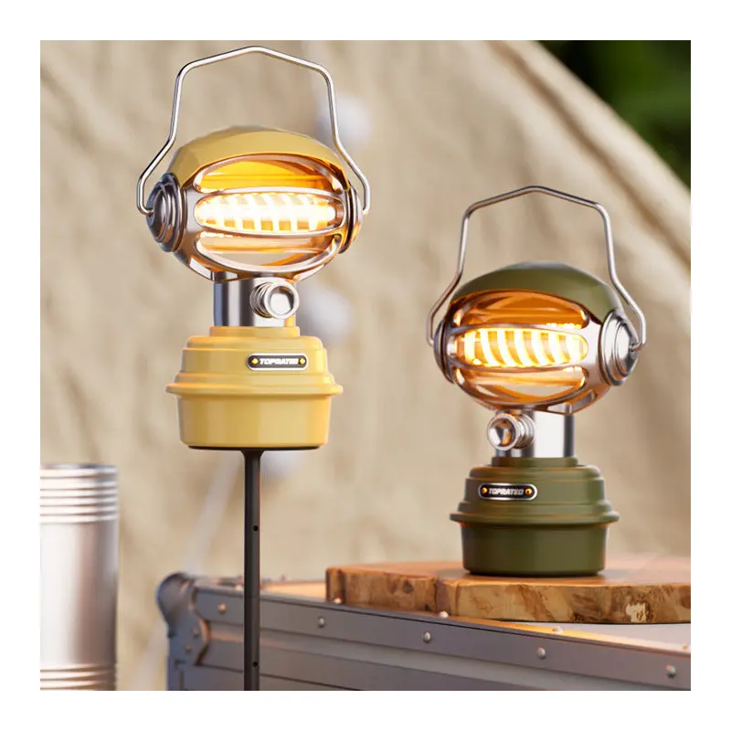 Contemporary Creative Sci-Fi Alien LED Rechargeable Portable Camping Light For Outdoor