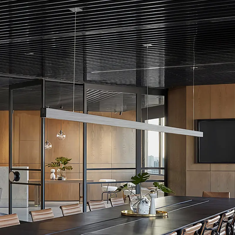 Architectural LED Linear Light - Anti-Glare Pendant Light For Home Office