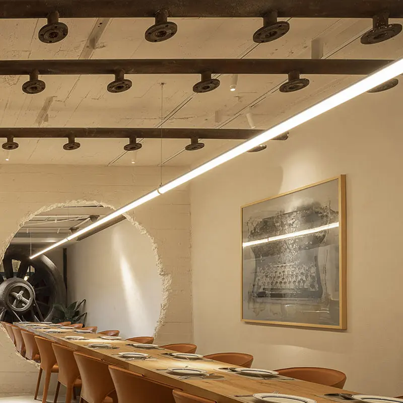 Waterproof LED Batten Light  Frameless Seamless Linear Pendant Light For Home Office