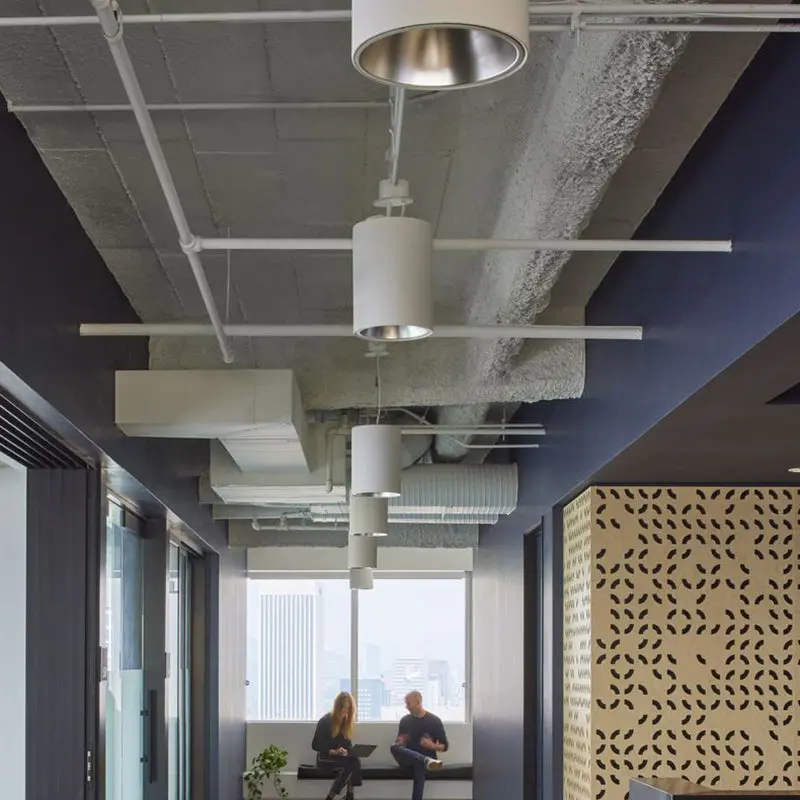 Adjustable Aluminum LED Pendant Light - Minimalist Round Flush Mount Ceiling Light For Home Office