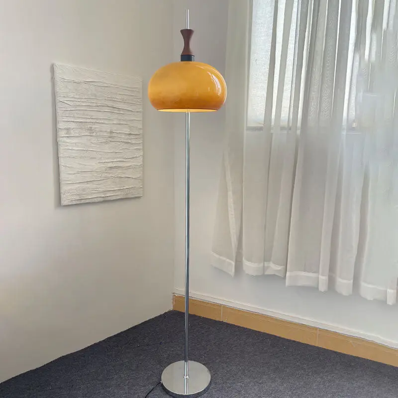 Modern Minimalist Gradient Glass Sphere 2-Light Standing Floor Lamp