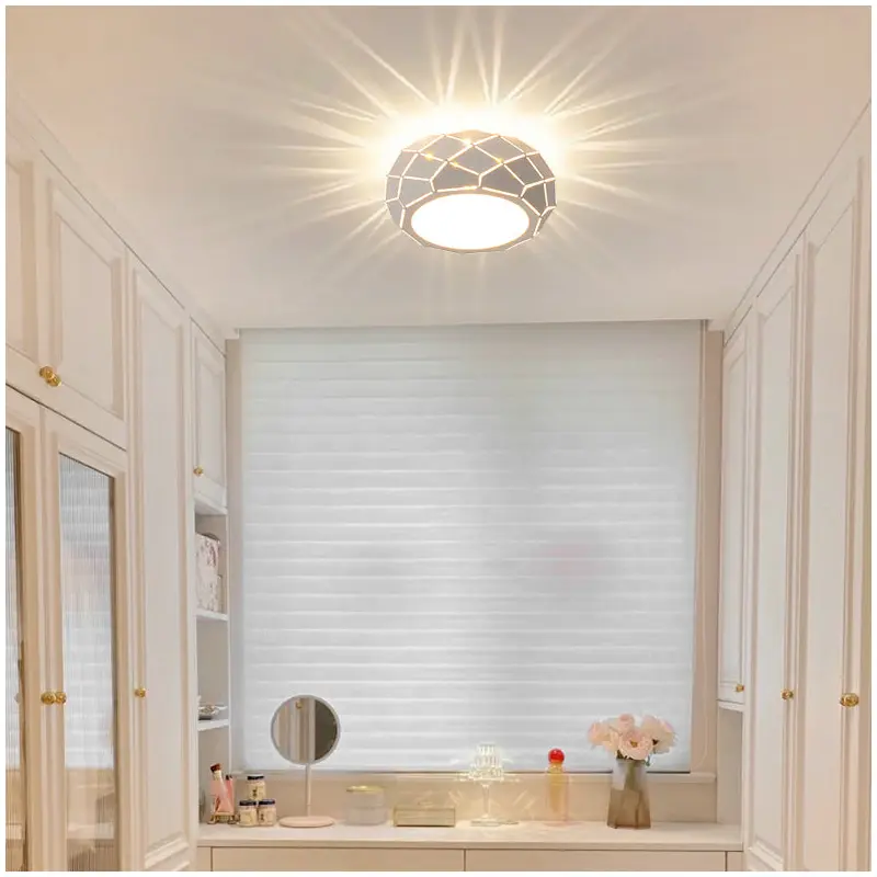 Modern Simplicity IronAcrylic Bowl Shape LED Flush Mount Ceiling Light For Hallways