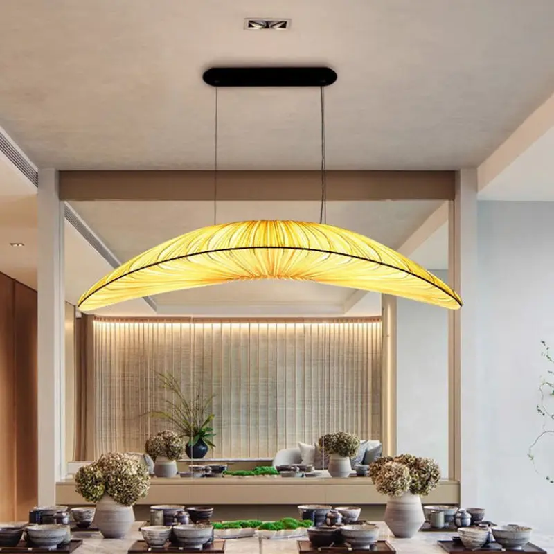 Contemporary Creative Boat Hardware Fabric 1 - Light Chandelier For Dining Room