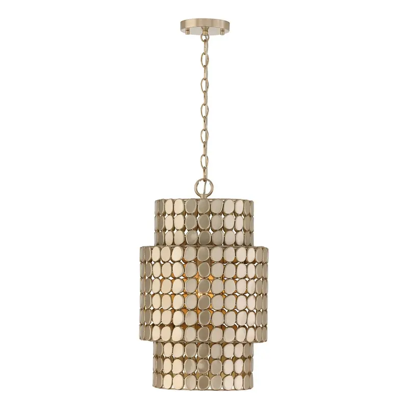 Eliana One Light Pendant Champagne Brass
