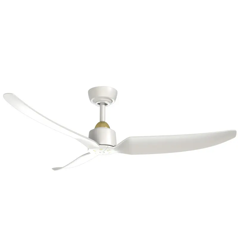 Hugo 52"Ceiling Fan Brushed Gold/Matte White