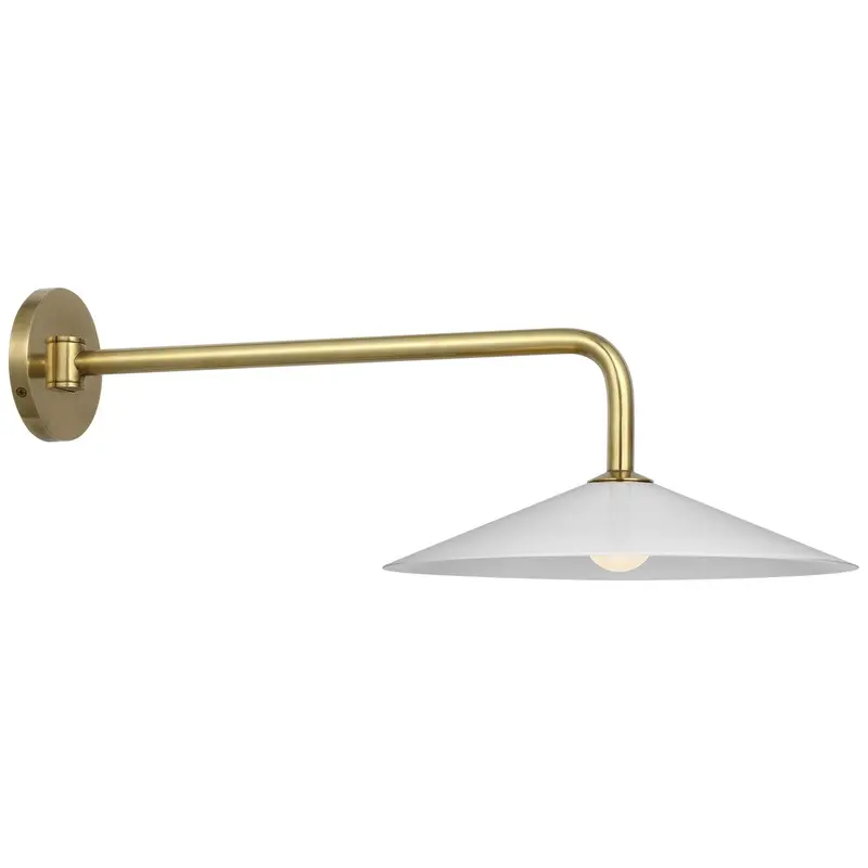Ponce LED Wall Sconce Hand-Rubbed Antique Brass