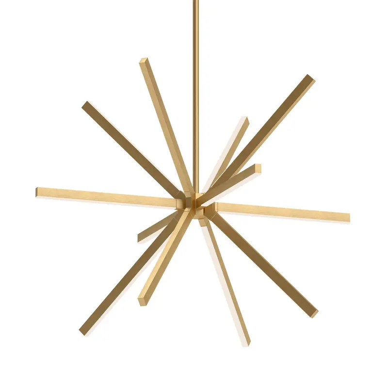 Sirius LED Chandelier Brushed Gold