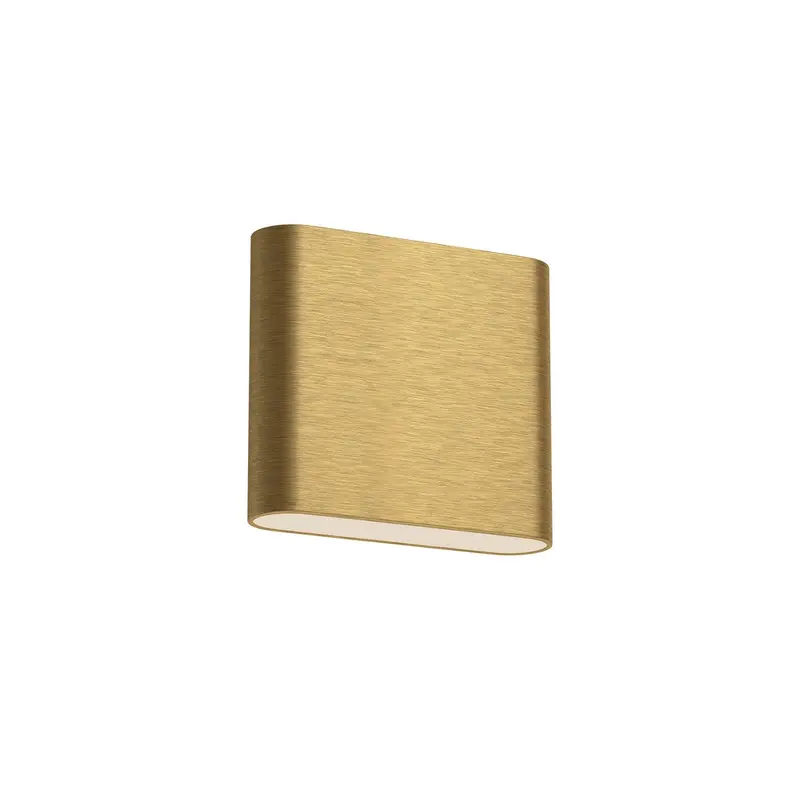 Slate LED Wall Sconce Brushed Gold