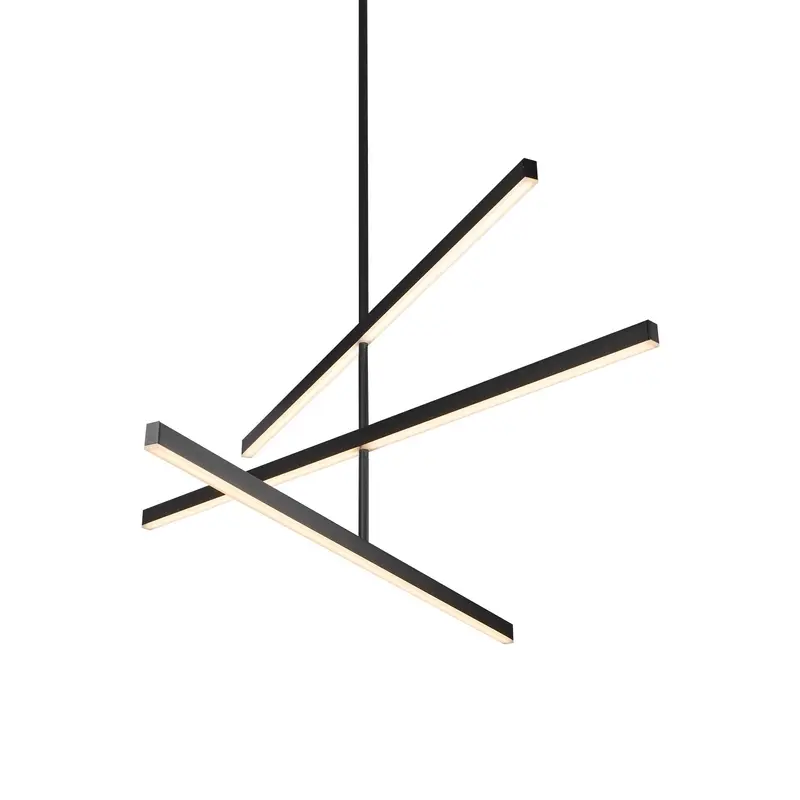Vega LED Chandelier Black