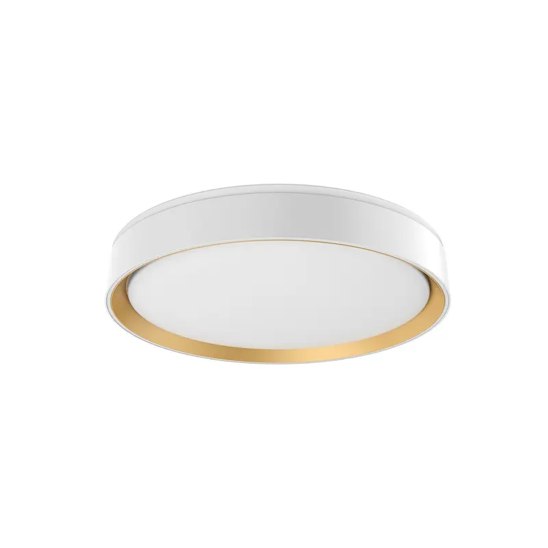 Essex LED Flush Mount White/Gold