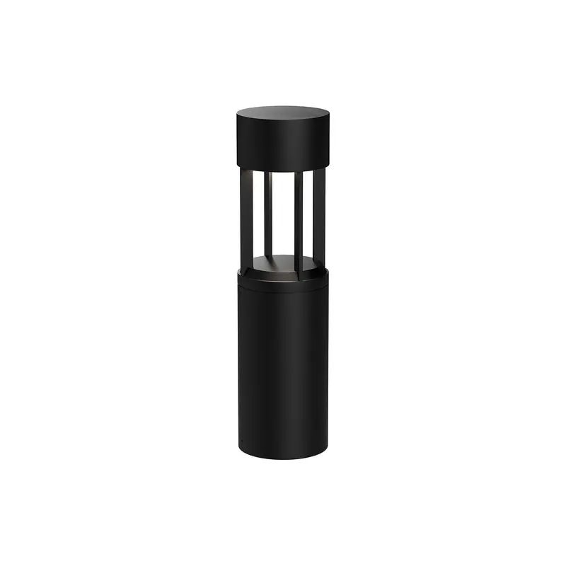 Novato LED Exterior Bollard Black