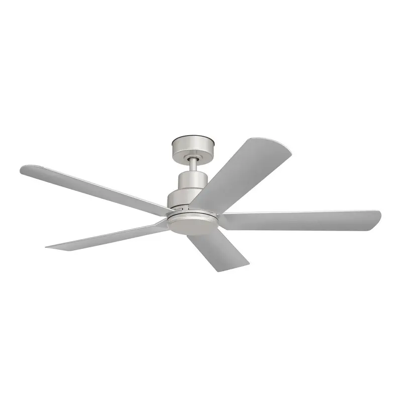 52"Ceiling Fan Paintd Brushed Nickel