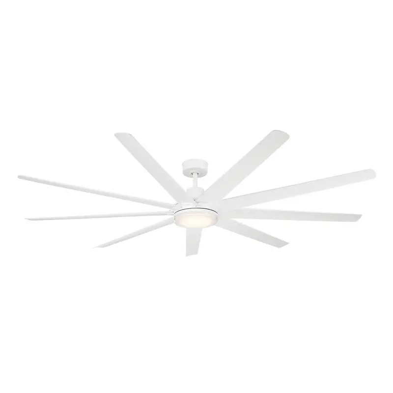 80"Ceiling Fan Matte White
