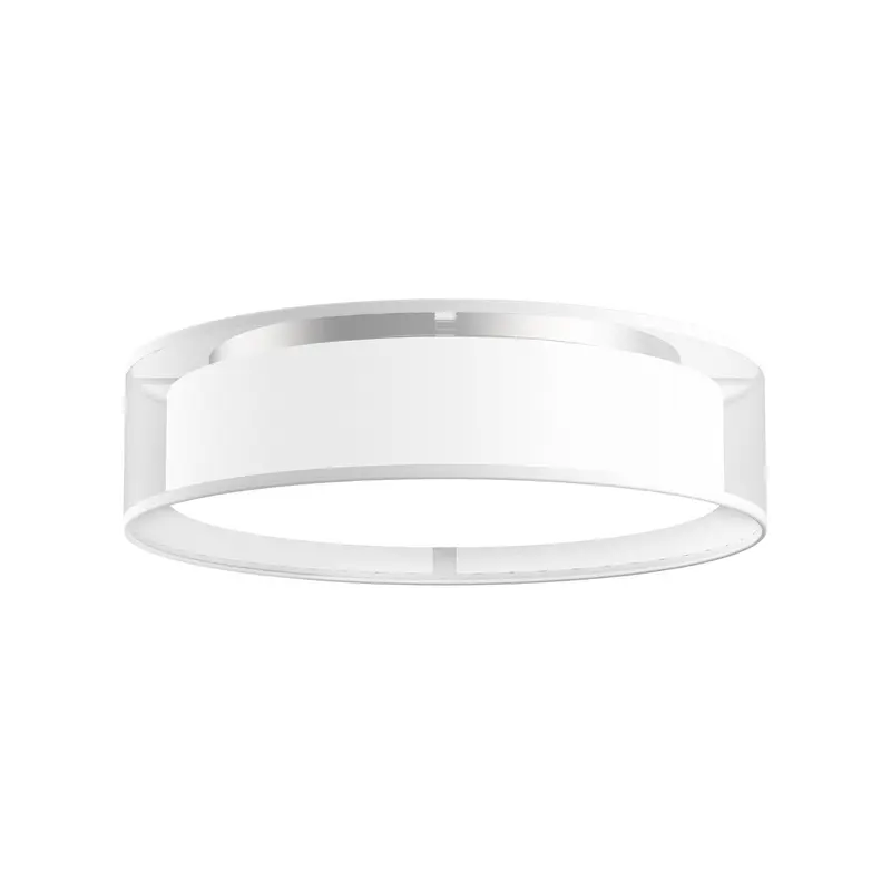 Dalton LED Flush Mount White Organza