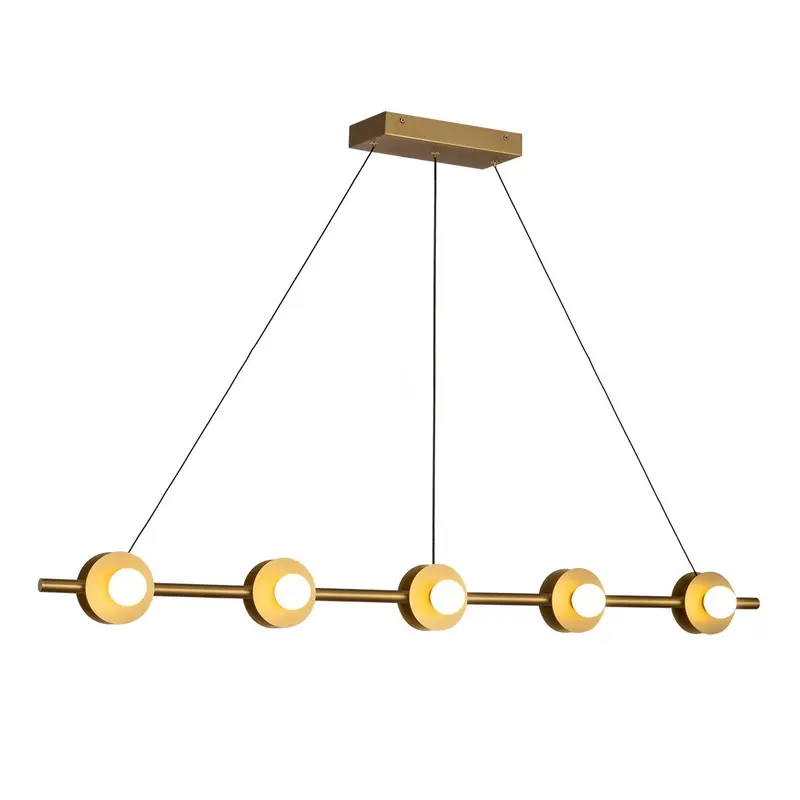 Elixir LED Linear Pendant Brushed Gold