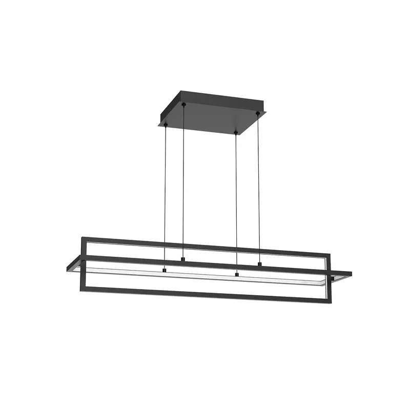 Mondrian LED Linear Pendant Black