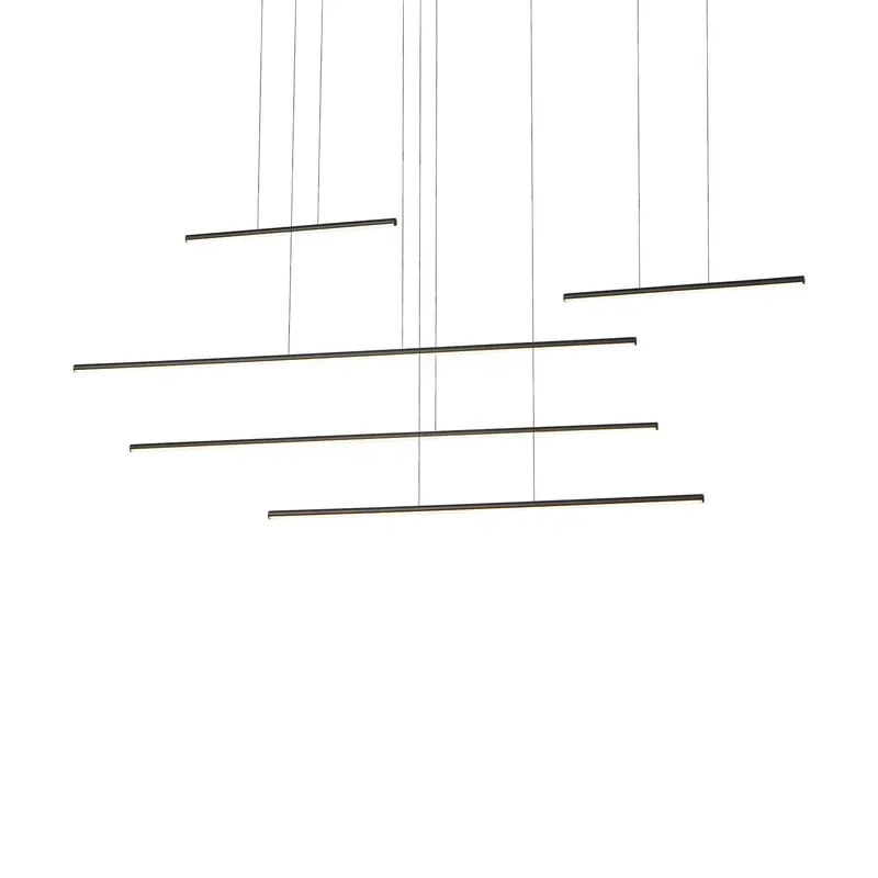 Chute Motion LED Pendant Black