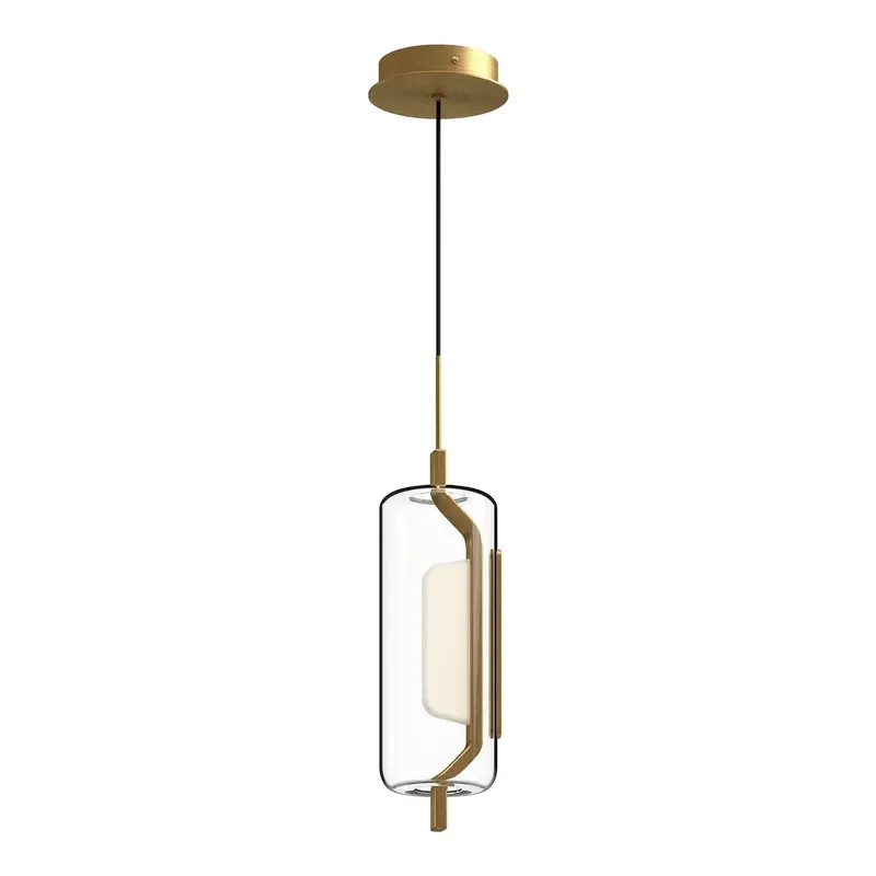 Hilo LED Pendant Brushed Gold