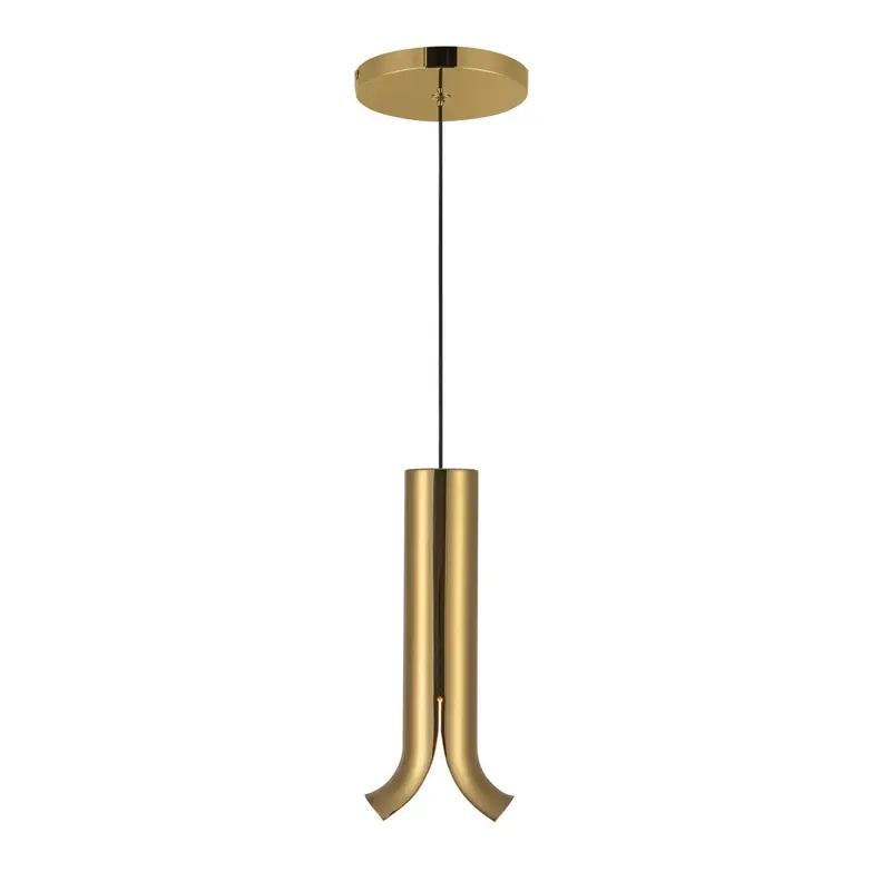 Husk LED Pendant Metallic Brass