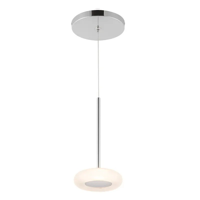 Stephord LED Pendant Chrome/Frosted Glass