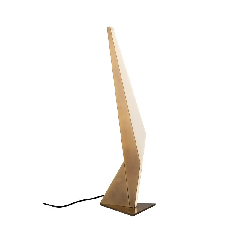Tachi LED Table Lamp Vintage Brass