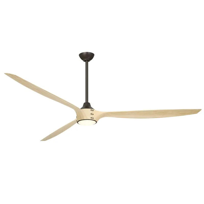 Pierce 84"Ceiling Fan Dark Bronze W/White Oak