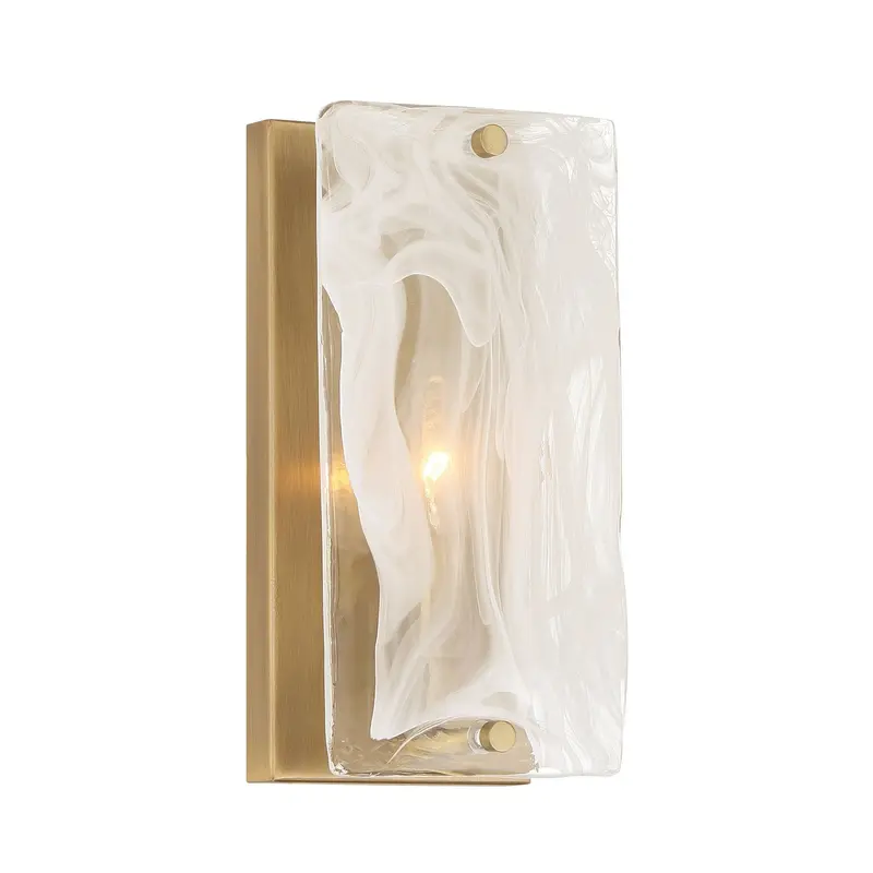 Veil One Light Wall Sconce Legacy Brass