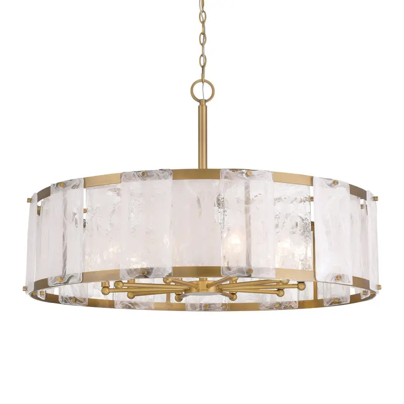 Veil Ten Light Pendant Legacy Brass