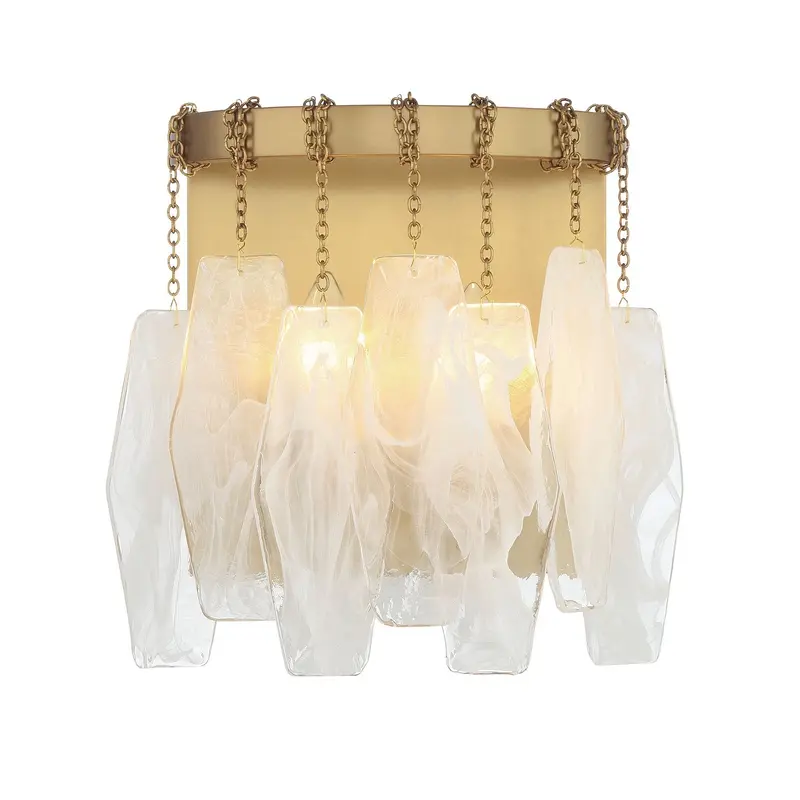 Willow Two Light Wall Sconce Legacy Brass
