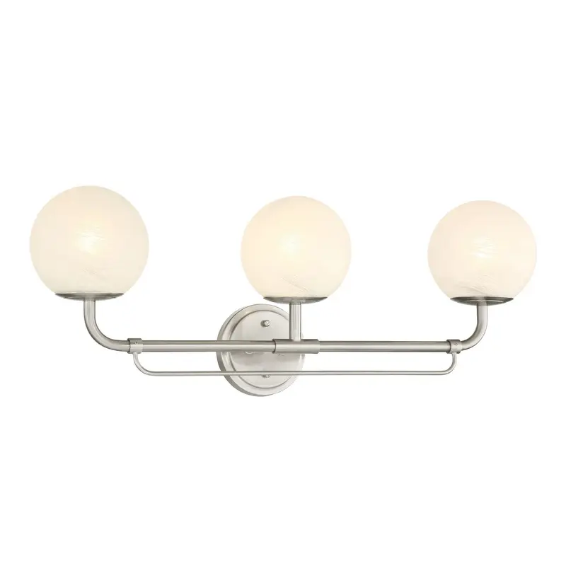 Whitehall Three Light Vanity Brushed Nickel