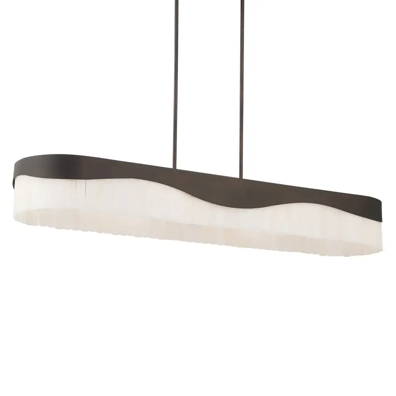 Sway Six Light Island Pendant Dark Bronze