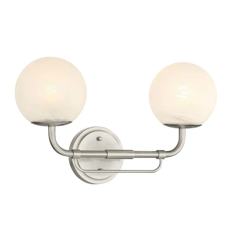 Whitehall Two Light Vanity Brushed Nickel