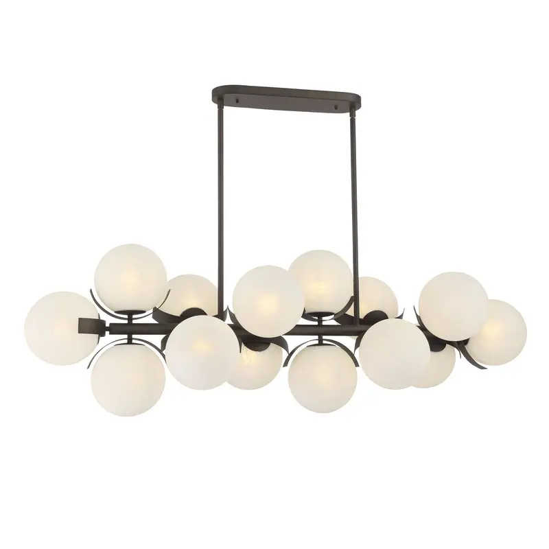 Vino 14 Light Island Pendant Dark Bronze