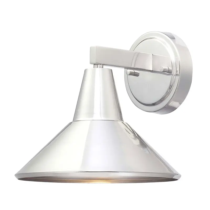 Bay Crest One Light Wall Mount Brushed Stainless Steel