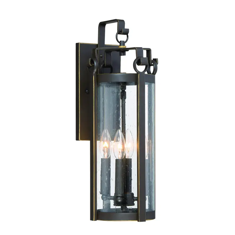 Somerset Lane Four Light Outdoor Wall Mount Dakota Bronze
