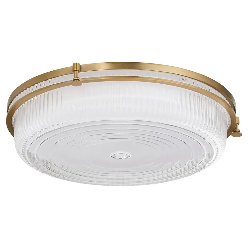 Emory LED Ceiling Mount Brushed Brass
