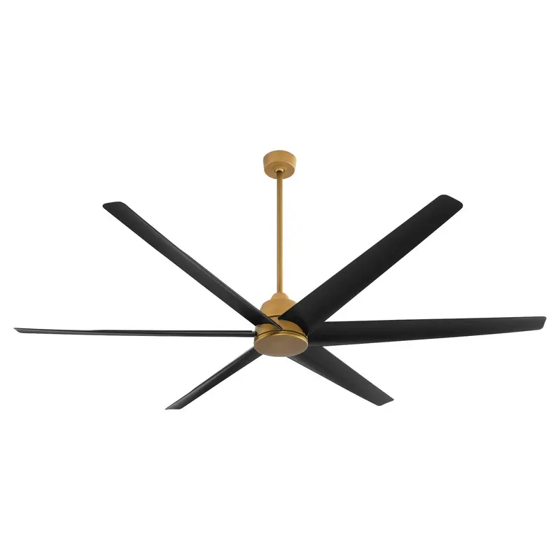 Spree 84"Patio Fan Brushed Brass