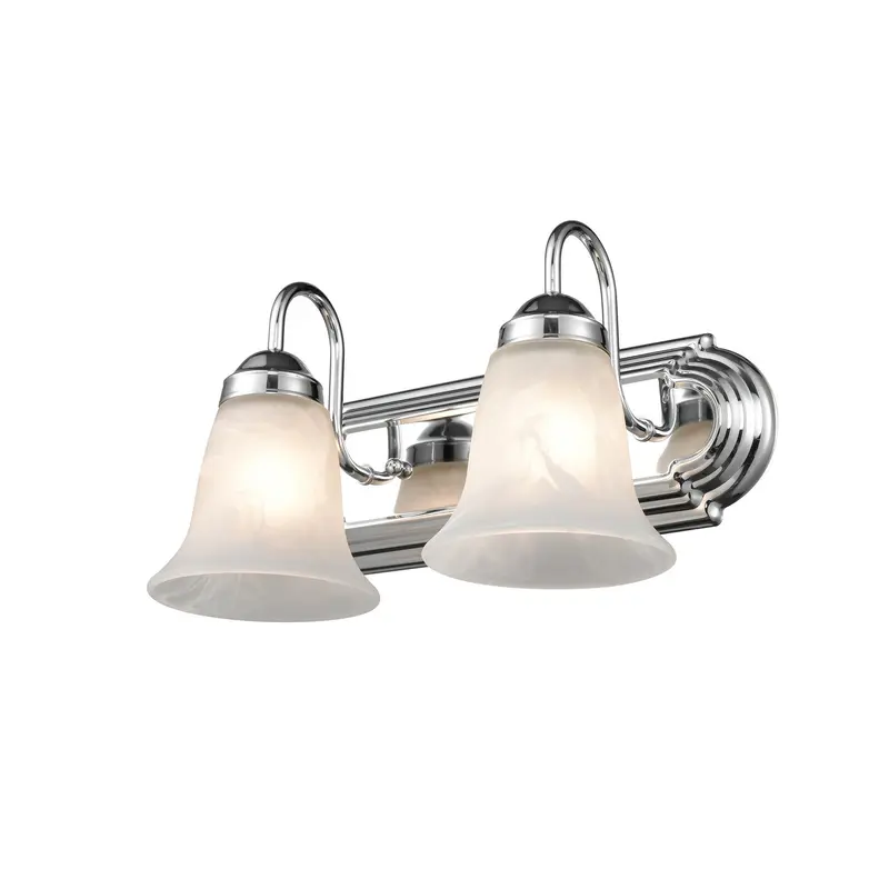 Two Light Vanity Chrome