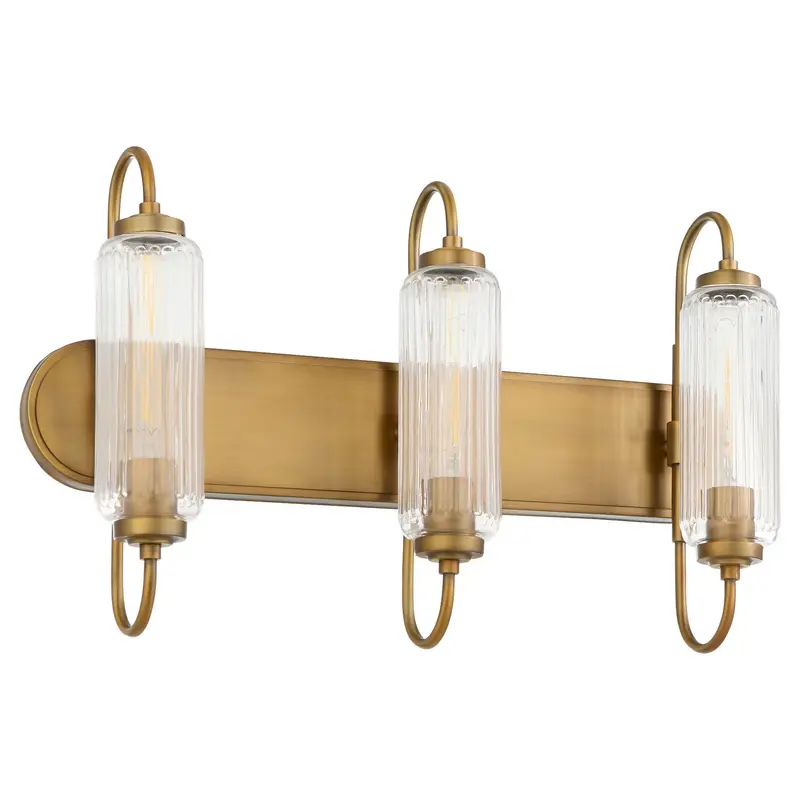 Whitmire Three Light Vanity Brushed Brass