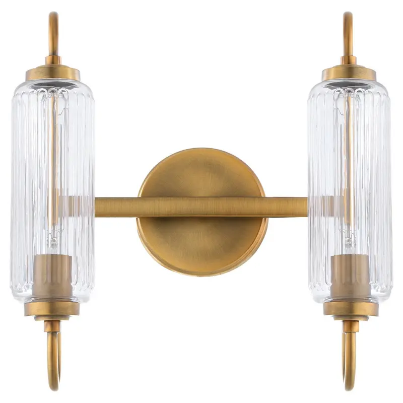 Whitmire Two Light Vanity Brushed Brass