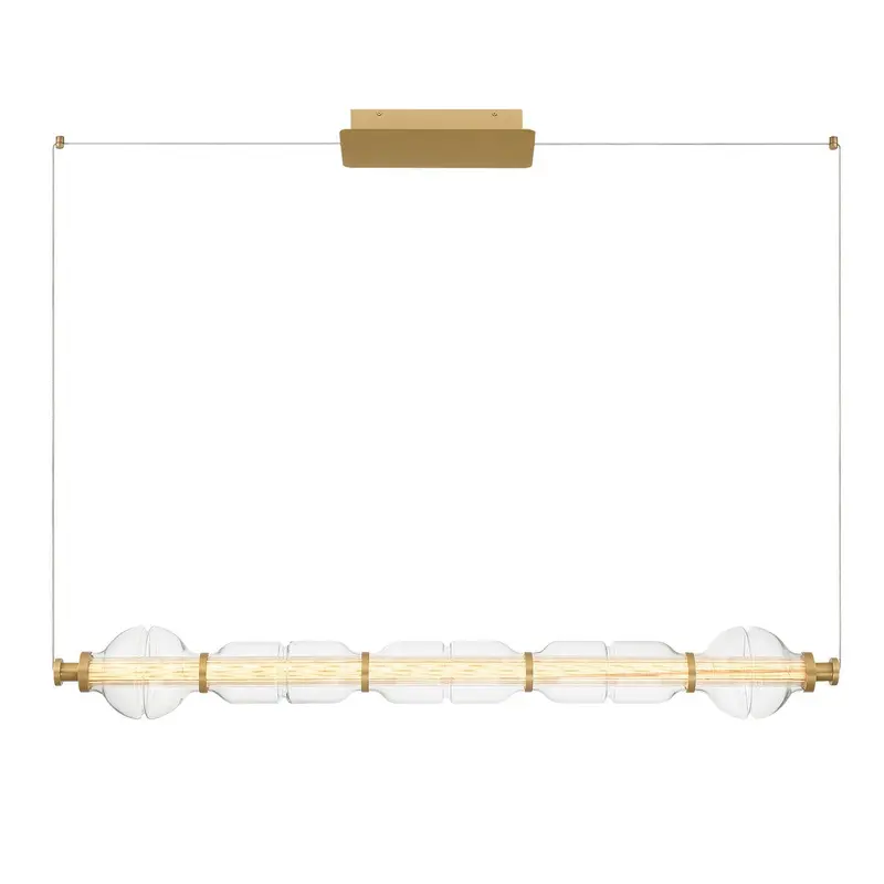 Milazzo LED Chandelier Antique Brass