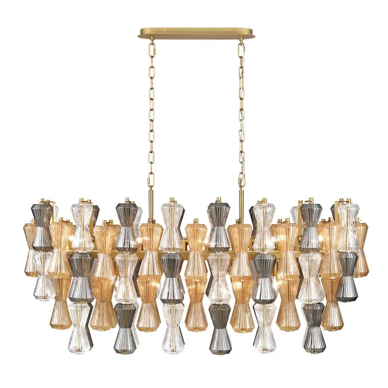 Veneto 13 Light Chandelier Aged Brass