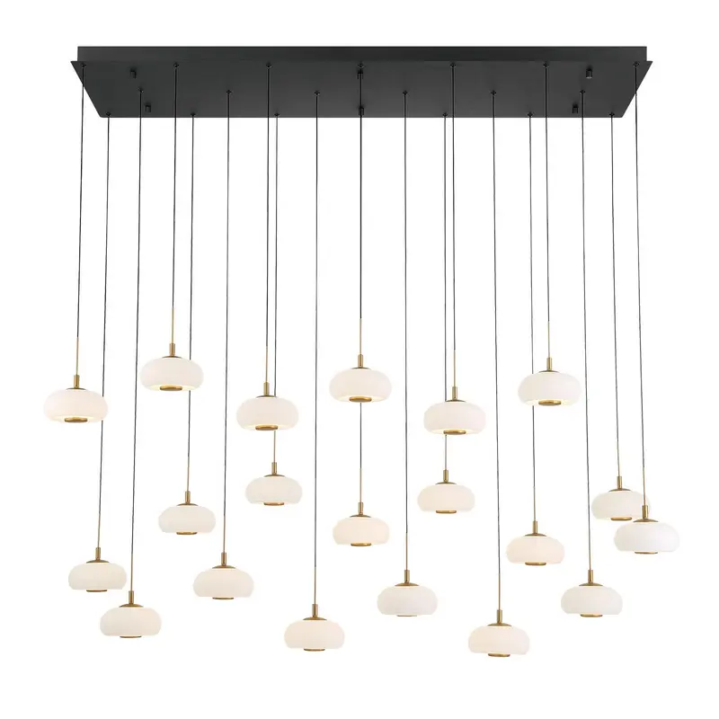 Adelfia LED Chandelier Matte Black