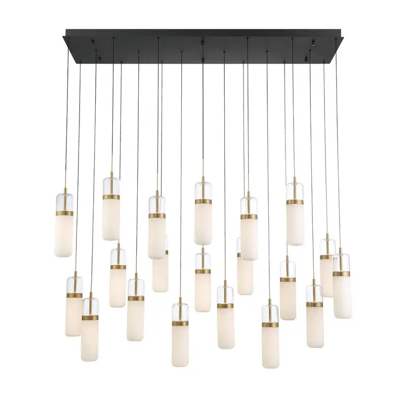 Verona LED Chandelier Matte Black