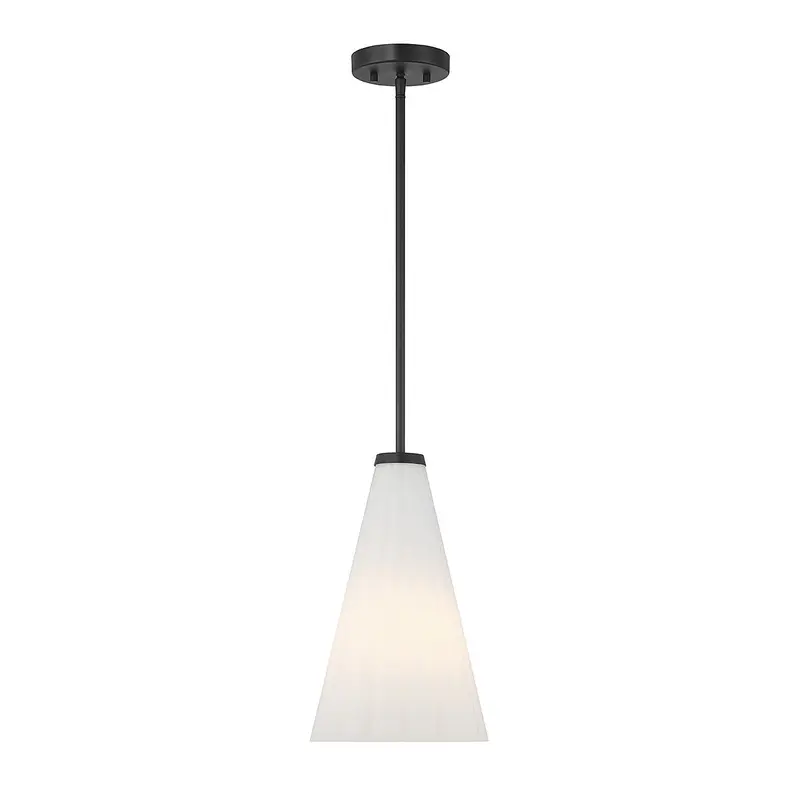 Bristol One Light Pendant Matte Black